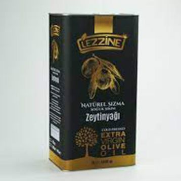 Lezzine 5 lt Naturel Sızma Soğuk Sıkım Zeytinyağı
