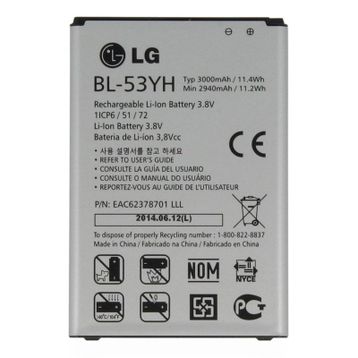 Lg G3 D855 BL53YH Uyumlu Batarya