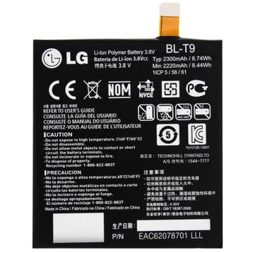 Lg Google Nexus 5 D820 D821 BL-T9 Batarya