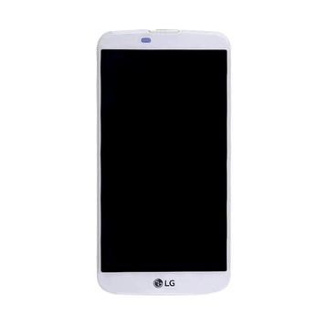 LG K10 K430 Dokunmatik Beyaz Çıtalı Lcd Ekran