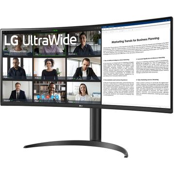 LG UltraWide 34WR55QK-B 34 inç 100Hz 5ms Curved Monitör