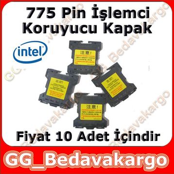 LGA 775 10 Adet İşlemci Yuvası Koruma Kapağı