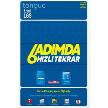 LGS 6 Adımda Hızlı Tekrar - Tonguç Yayınları