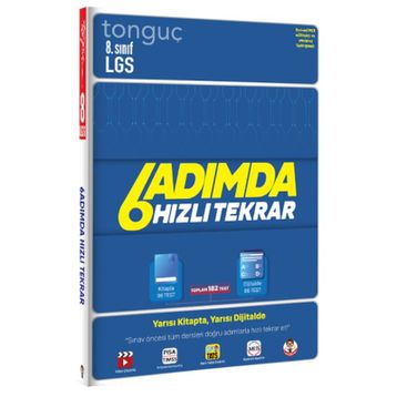 LGS 6 Adımda Hızlı Tekrar - Tonguç Yayınları