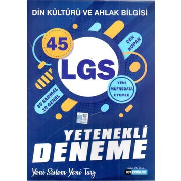 LGS 8. Sınıf Din Kültürü Ve Ahlak Bilgisi Yetenekli Soru Bankası Ddy Yayınları