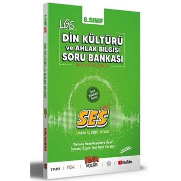 LGS 8. Sınıf SES Serisi Din Kültürü ve Ahlak Bilgisi Soru Bankası-Benim Hocam Yayınları