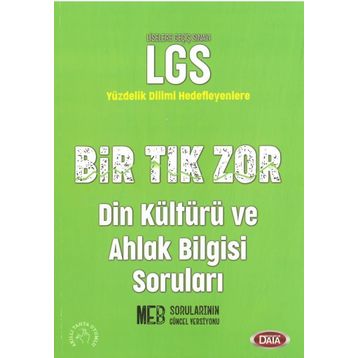 LGS Bir Tık Zor Din Kültürü ve Ahlak Bilgisi Soruları Data Yayınları