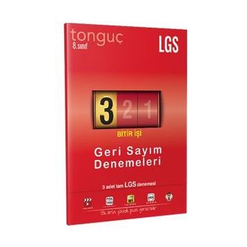 LGS Geri Sayım Denemeleri 3 - Tonguç Akademi Yayınları