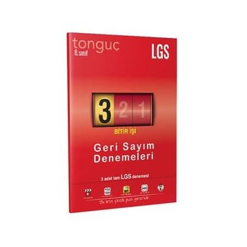 LGS Geri Sayım Denemeleri 3 - Tonguç Akademi Yayınları