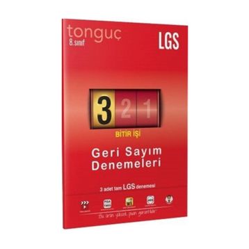 LGS Geri Sayım Denemeleri 3 - Tonguç Akademi Yayınları