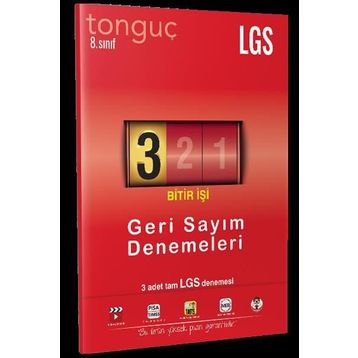 LGS Geri Sayım Denemeleri 3 - Tonguç Akademi Yayınları