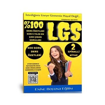 LGS Hazırlık Seti 2 Spiralli Kitap Enine Boyuna Eğitim