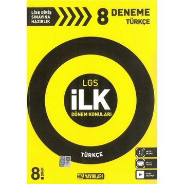 Lgs İlk Dönem Konuları Türkçe Deneme Sınavı - Hız Yayınları