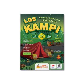 LGS Kampı 1. Dönem Tekrarı 30 Fasikül - Şeker Portakalı Yayınları