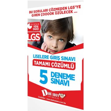 LGS Kazan Kazan Tamamı Çözümlü 5 Deneme Sınavı Editör Yayınları