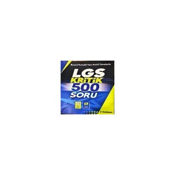 Lgs Kritik 500 Soru Tudem Eğitim