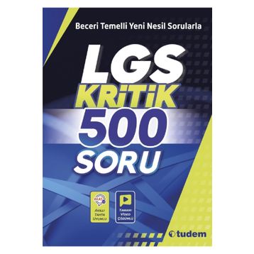 Lgs Kritik 500 Soru Tudem Eğitim