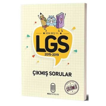 LGS Son 5 Yıl Çözümlü Çıkmış Sorular Meg Yayınları