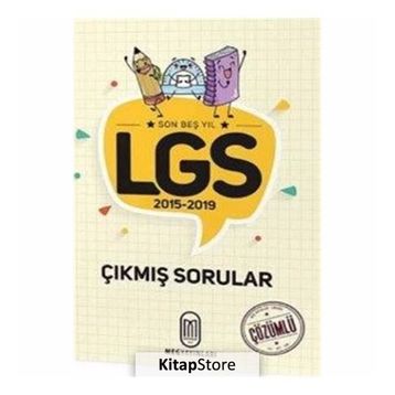 LGS Son 5 Yıl Çözümlü Çıkmış Sorular Meg Yayınları