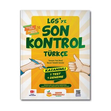 LGS Son Kontrol Türkçe - Şeker Portakalı Yayıncılık