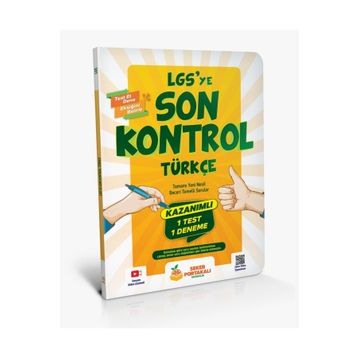 LGS Son Kontrol Türkçe - Şeker Portakalı Yayıncılık
