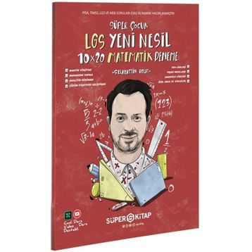 LGS Süper Çocuk Yeni Nesil 10x20 Matematik Deneme-Süper Kitap Yayınları