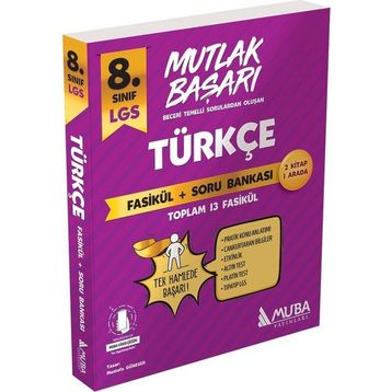 LGS Türkçe Fasiküller + Soru Bankası Muba Yayınları