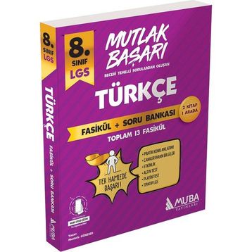LGS Türkçe Fasiküller + Soru Bankası Muba Yayınları