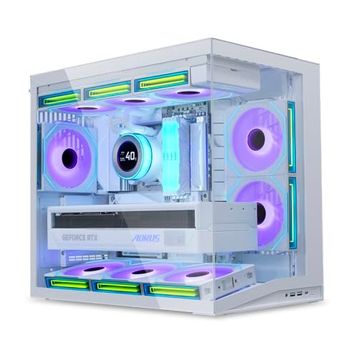 Lian Li O11 Dynamic Mini V2 G99.O11DMIV2W.00 Fansız Beyaz ATX Gaming Bilgisayar Kasası