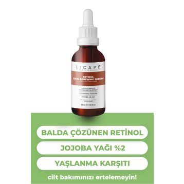 Licape 30 ml Cilt Yaşlanması Karşıtı Aydınlatıcı Retinol Serum