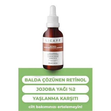Licape 30 ml Cilt Yaşlanması Karşıtı Aydınlatıcı Retinol Serum