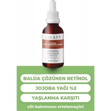 Licape 30 ml Cilt Yaşlanması Karşıtı Aydınlatıcı Retinol Serum