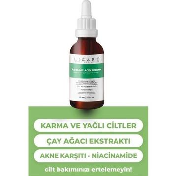 Licape 30 ml Yağlı ve Akneli Ciltler için Azelaic Acid Cilt Serumu