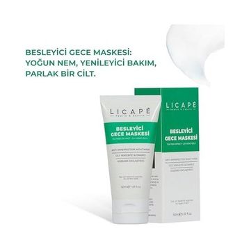 Licape Çay Ağacı Besleyici 50 ml Gece Maskesi