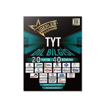 Liderler Karması TYT Dil Bilgisi Denemeleri 20 Yayın 40 Deneme