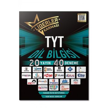 Liderler Karması TYT Dil Bilgisi Denemeleri 20 Yayın 40 Deneme
