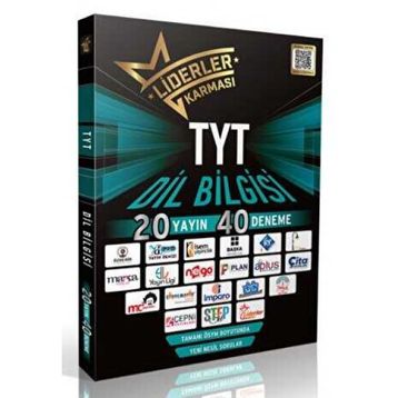 Liderler Karması TYT Dil Bilgisi Denemeleri 20 Yayın 40 Deneme