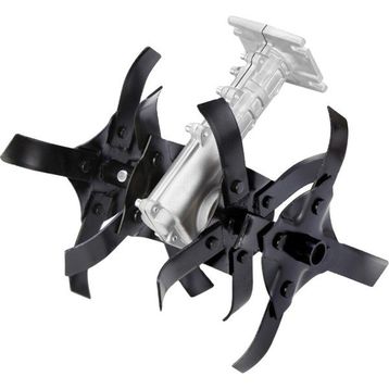 Lieber German ATS461 Sırt Tırpana Uyumlu Akrobat Derin Çapalama Aparatı Eğilmez Döküm 26 mm ve 9 Diş Çelik Bıçak