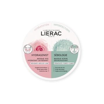Lierac 2x6 ml Duo Mask Hydragenist Sebologie Anında Nemlendirici Peeling Etkili Maske