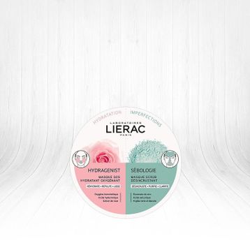 Lierac 2x6 ml Duo Mask Hydragenist Sebologie Anında Nemlendirici Peeling Etkili Maske