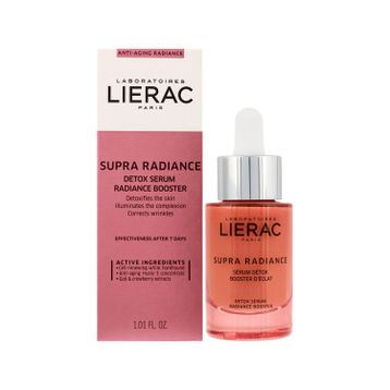 Lierac 30 ml Supra Radiance Tüm Cilt Tipleri İçin Detoks Etkili Işıltı Veren Yenileyici Serum