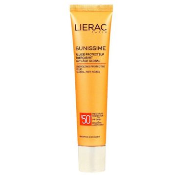 Lierac Sunissime SPF50 40 ml Yüz ve Dekolte Bölgesi Global Yaşlanma Karşıtı Güneş Kremi