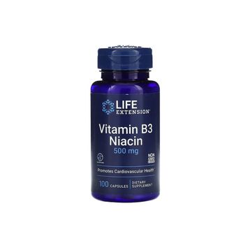 Life Extension Vitamin B3 Niacin 500 mg 100 Kapsül