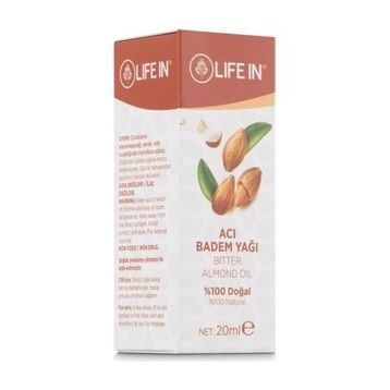 Life In 20 ml Acı Badem Yağı