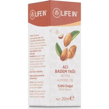 Life In 20 ml Acı Badem Yağı