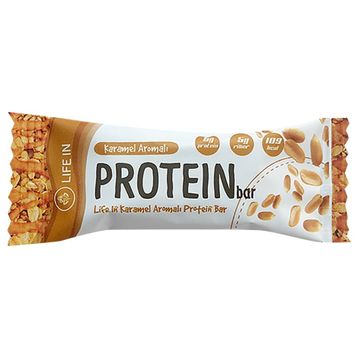 Life In Karamel Aromalı 28 gr Protein Bar