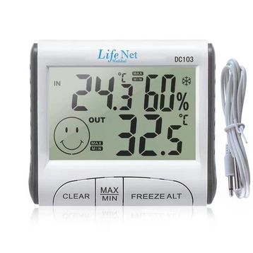 Life Net DC103 Medikal Dijital Termometre ve Nem Ölçer