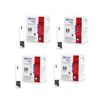 Lifechek Silver GH82 4'lü Kutu 200 Adet Kan Şekeri Ölçüm Stribi