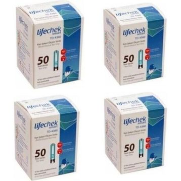 Lifechek Smart TD-4360 4x50'li 200 Adet Kan Şekeri Ölçüm Strip