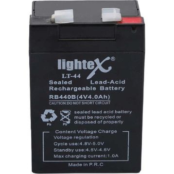 Lightex LT-44 4 V 4 Ah Bakımsız Işıldak Aküsü